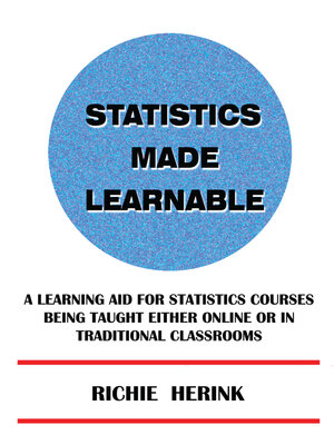cover image of Statistics Made Learnable